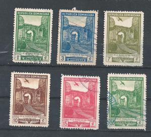 DOMINICAN REPUBLIC STAMPS,VFU 1949 CHURCH OF S. FCO. RUINS