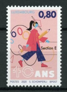 Luxembourg Art Stamps 2020 MNH Arts Section Secondary Education 40 Years 1v Set 