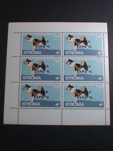 ​STROMA ISLAND-1970 -OSAKA EXPO'70 JAPAN MNH- SHEET VF WE SHIP TO WORLD WIDE.