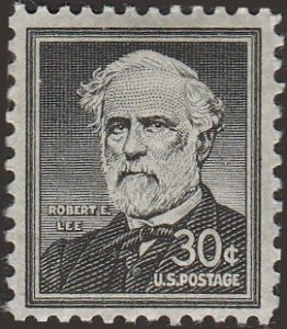 # 1049b MINT NEVER HINGED ( MNH ) INTENSE BLACK ROBERT E. LEE    