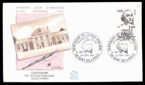 France 1981 Public School cent. FDC