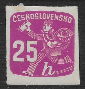 Czechoslovakia #P31 25h Newspaper Delivery Boy ~ MNH