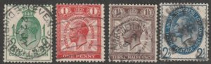 Great Britain #205-208 Used Full Set of 4 cv $18.50 (U2)