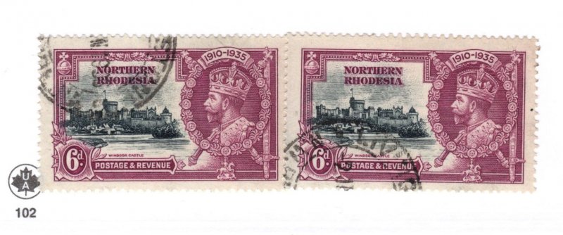 Northern Rhodesia #21 Used - Stamp CAT VALUE $2.50 RANDOM PICK