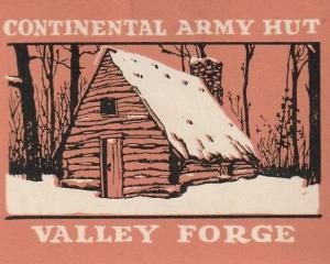 Great Valley Forge, Pennsylvania set of 12 US  Poster Stamps. C1930's. 45x58mm