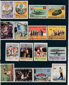 D393517 Niger Nice selection of VFU Used stamps