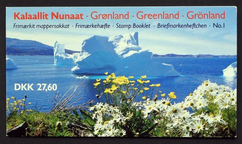 Greenland MNH stamp booklet No.1 Scott 91 a, b, 130 a signed Czeslaw Slania 