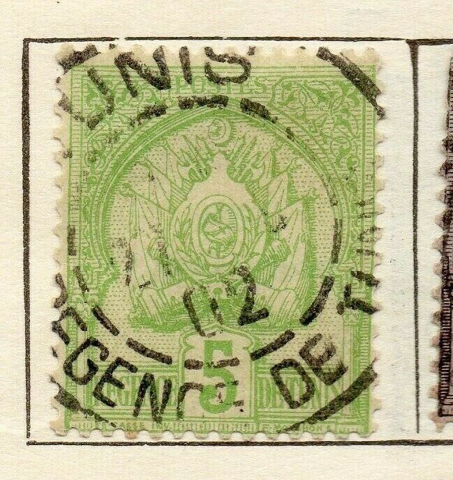 Tunis 1893 Early Issue Fine Used 5c. NW-114585