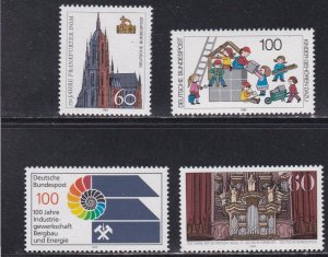 Germany # 1586-1588, Complete Commemorative Sets Issued in 1989, NH, 1/2 Cat.