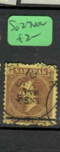 SARAWAK  (P1805B)  BROOKE   1C/3C  SG 27   VFU 