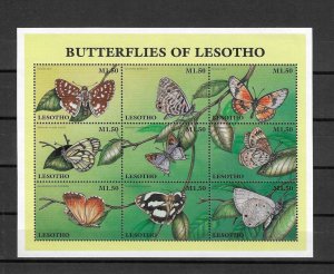 LESOTHO 1997 SG 1325/33 + MS 1334 MNH