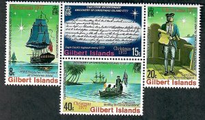 Gilbert & Ellice Islands #303a set of MNH singles from Souvenir Sheet