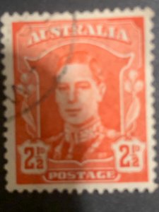 Australia stamp  ,  black cancelled postage used, refno:5016