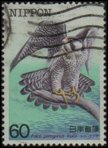 Japan 1542 - Used - 60y Peregrine Falcon  (1984)