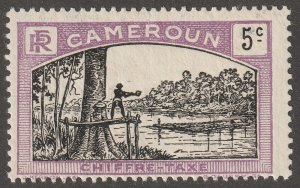Cameroun, stamp, Scott#J3, mint, hinged,  5 cents, postage due