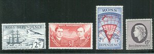 NEW ZEALAND ROSS DEP. #L5-8 Complete set, og, NH,