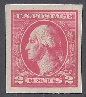 # 534a 2c George Washington Imperf. 1920 Mint H OG