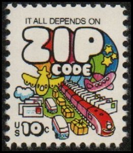 United States 1511 - Mint-NH - 10c Zip Code (1973)