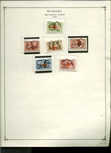 Collection, Hungary Part K Scott Page, 1887/1986, Cat $62, Mint & Used BOB