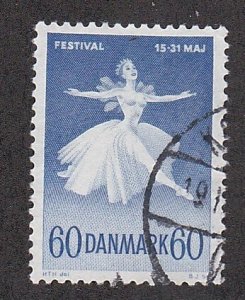 Denmark # 401, Ballet Dancer, Used,