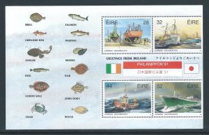 Ireland #847a NH Fishing Fleet - Booklet Pane