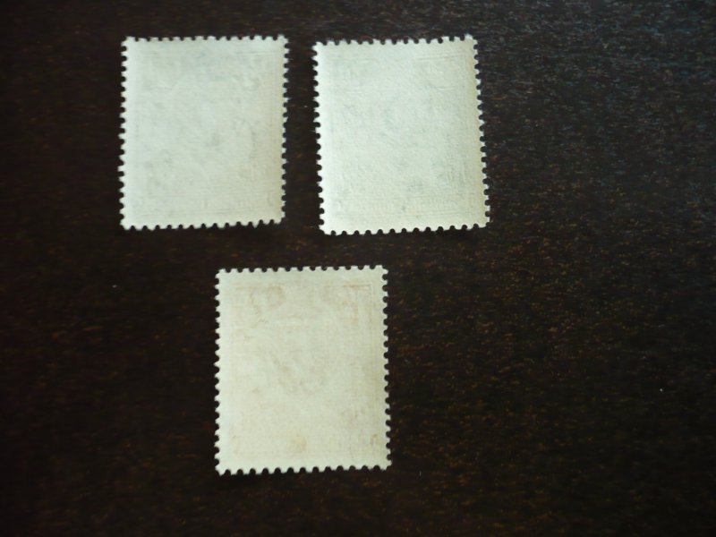 Stamps - Northern Rhodesia - Scott# 61-63 - Mint Hinged Partial Set of 3 Stamps