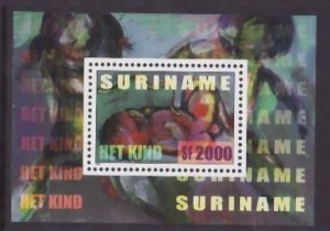 Surinam-Sc#1233- id8-unused NH sheet-Children-2000-