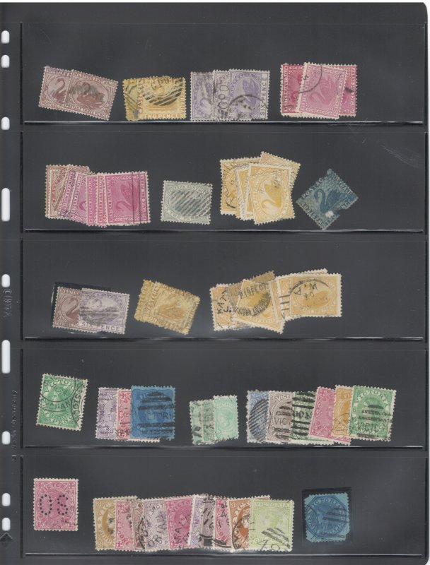 Australian States, small accumulation, read description