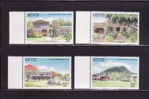 Nevis 280-283 Set MNH Buildings, Tourism (B)