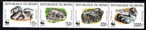 Benin 1086 Snakes MNH VF