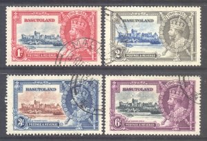 Basutoland Scott 11/14 - SG11/14, 1935 Silver Jubilee Set used