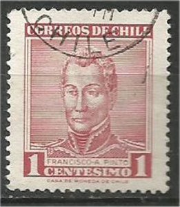 CHILE, 1960  used 1c ,Pinto Scott 324