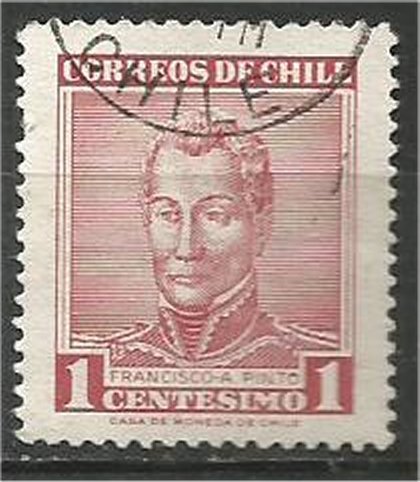 CHILE, 1960  used 1c ,Pinto Scott 324