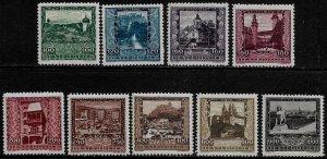Austria #B57-65 MNH Set - Scenic Views