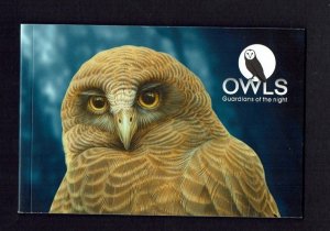 Australia: 2016, Owls, Guardians of the Night, Premium Stamp Booklet. MNH