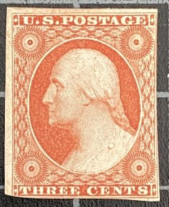 US Stamps-SC# 11 - MNG - SCV = $100.00