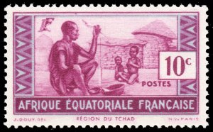 French Equatorial Africa #38  MNH - People of Chad (1937)