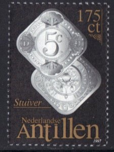 Netherlands Antilles #813  MNH  1997  coins 175c