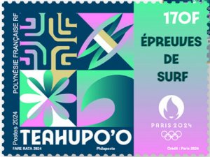 French Polynesia 2024 MNH Stamps Sport Olympic Games Surfing