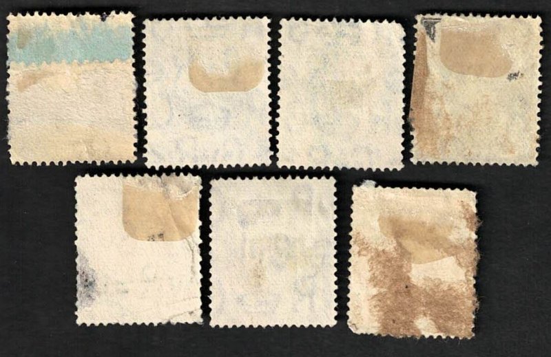 Great Britian Scott # 162-167, used, CV = $ 35.25, Lot 250203-01