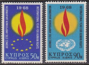 Cyprus Sc #311-312 MNH