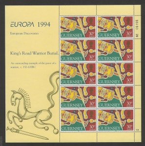 Guernsey 1994  Discoveries set sheets mnh sc 526-527-528-529