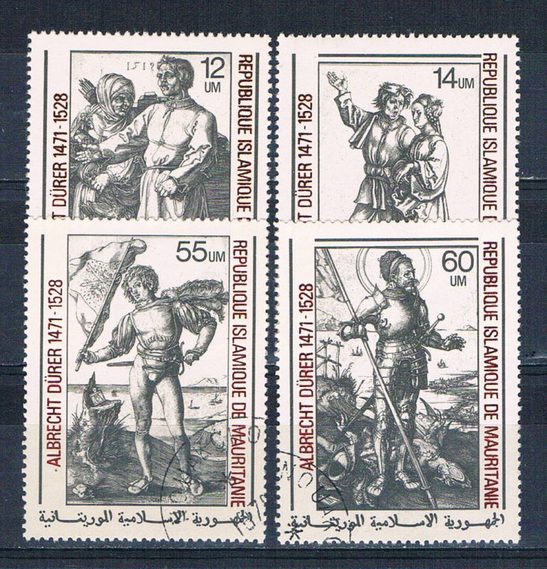 Mauritania 407-10 Used set Engravings 1979 (HV0006)
