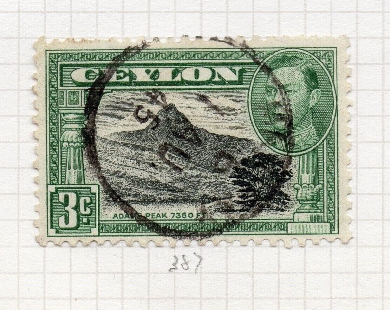 Ceylon 1938 Early Issue Fine Used 3c. NW-206750