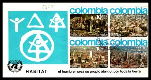 Colombia C629A U/A FDC