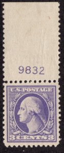 U.S. - 530 - Plate Number Single (9832) -   Huge Top - EXTRA FINE - Never Hinged