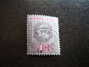 Stamps - Sierra Leone - Scott# 65 - Used Part Set of 1 Stamp