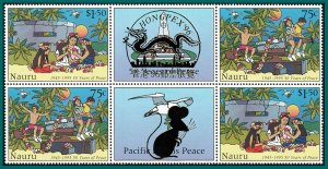 Nauru 1996 Peace, Hongpex, MNH #436b,436c,SG442a