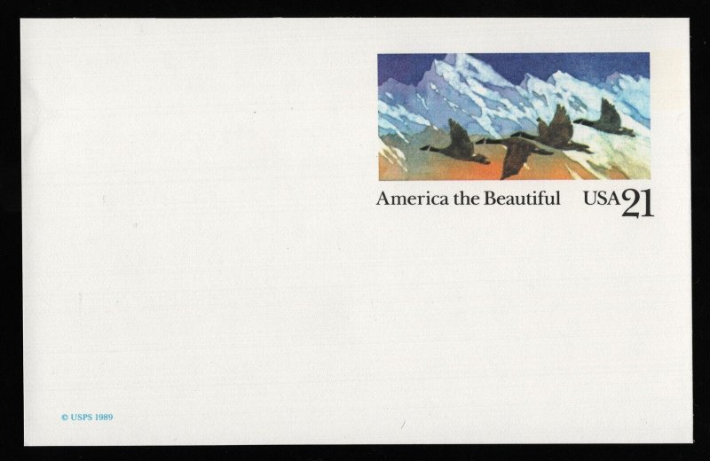 #UX131 21c Canada Geese and Mountains, Mint **ANY 5=FREE SHIPPING**