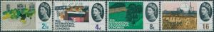 Great Britain 1964 SG651-654 QEII Geographical Congress set MNH